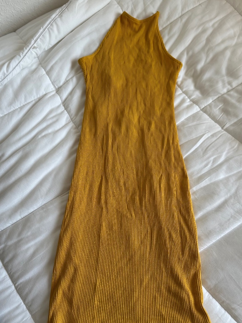 H&M gold yellow dress